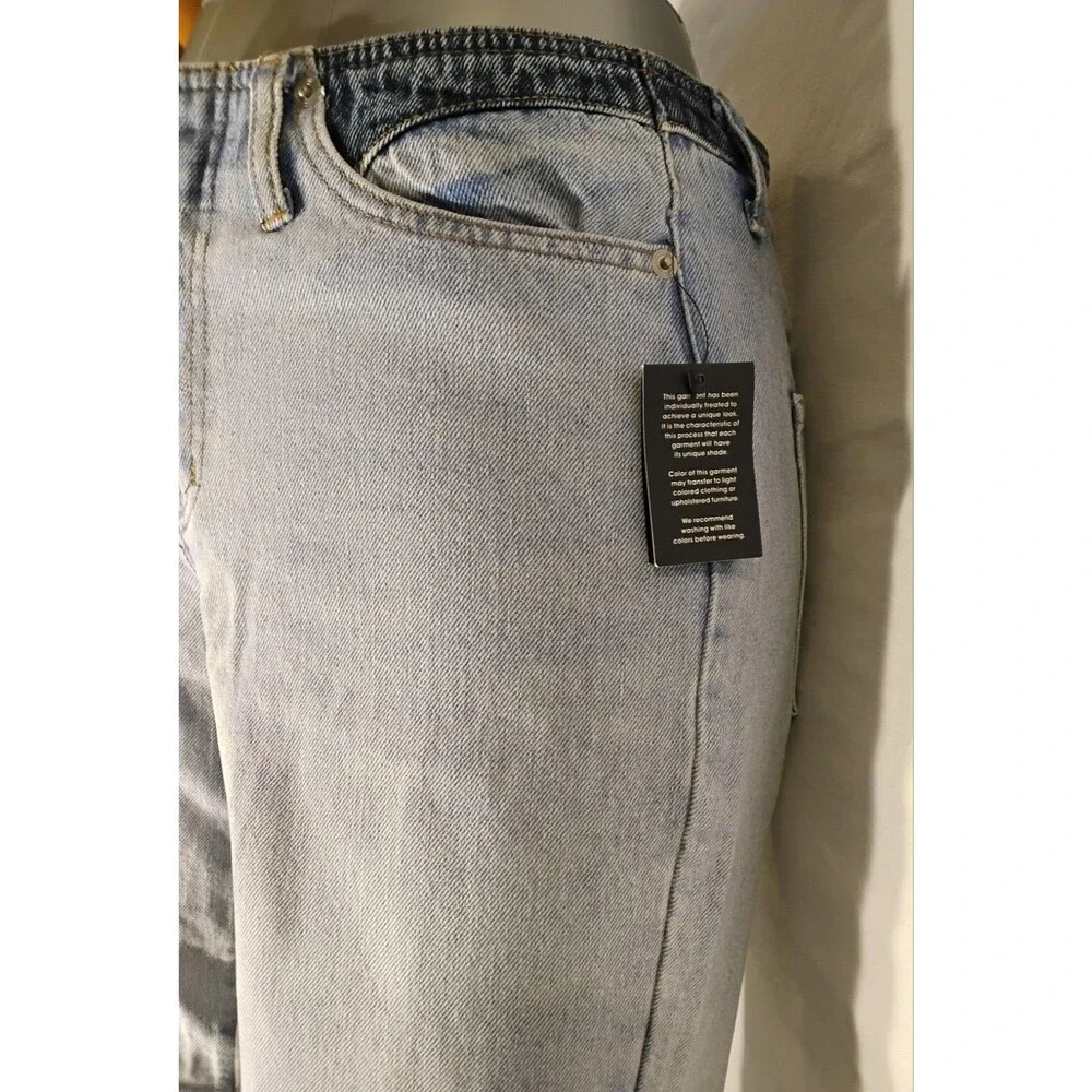 Fashion Nova Notice Me Women's Junior's Size 9 Blue Medium Wash Jeans NWT